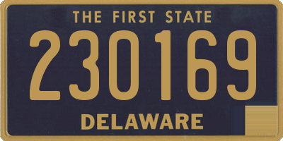DE license plate 230169