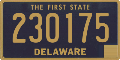 DE license plate 230175