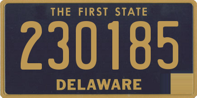 DE license plate 230185