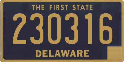 DE license plate 230316