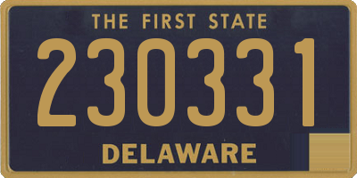 DE license plate 230331