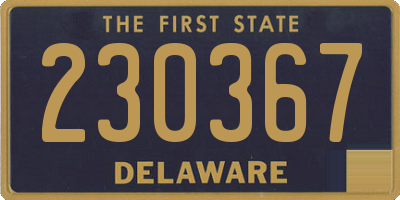 DE license plate 230367