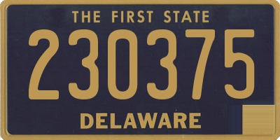 DE license plate 230375