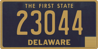 DE license plate 23044