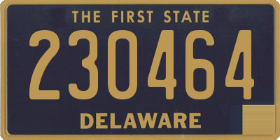 DE license plate 230464