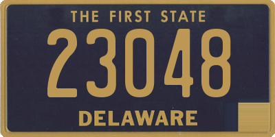 DE license plate 23048