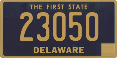 DE license plate 23050