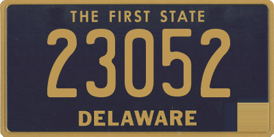 DE license plate 23052