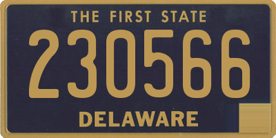 DE license plate 230566