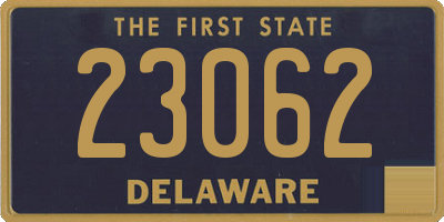 DE license plate 23062