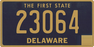 DE license plate 23064