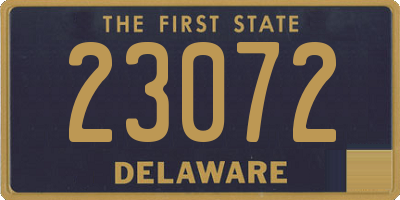 DE license plate 23072