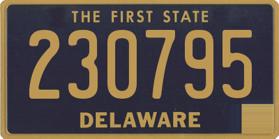 DE license plate 230795