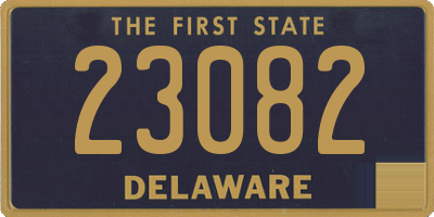 DE license plate 23082