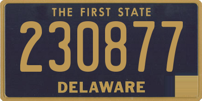 DE license plate 230877