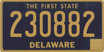 DE license plate 230882