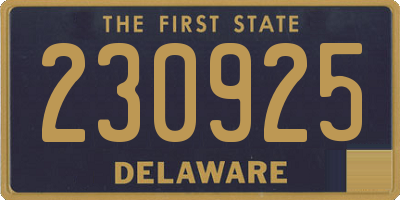 DE license plate 230925