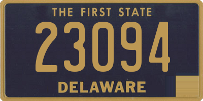 DE license plate 23094