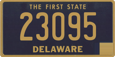 DE license plate 23095