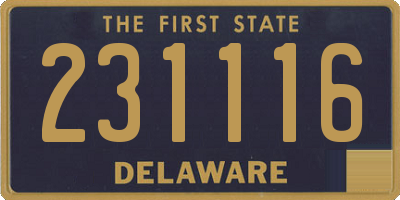 DE license plate 231116