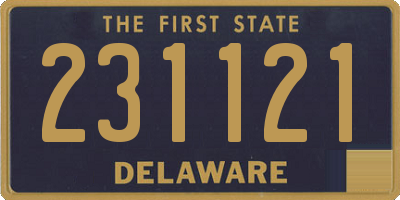 DE license plate 231121