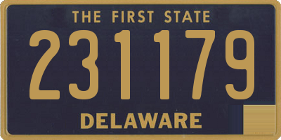 DE license plate 231179