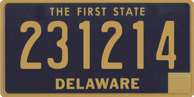 DE license plate 231214