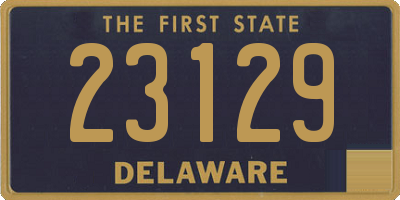 DE license plate 23129