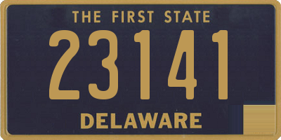 DE license plate 23141