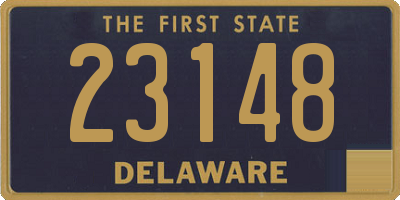 DE license plate 23148