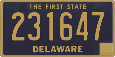 DE license plate 231647