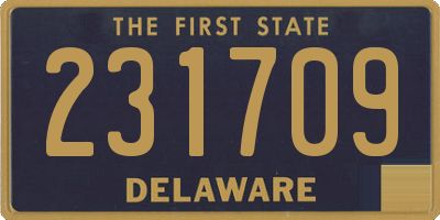 DE license plate 231709