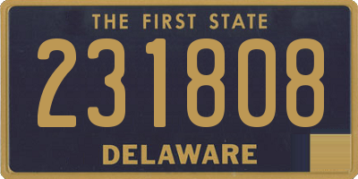 DE license plate 231808