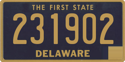 DE license plate 231902