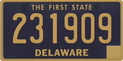 DE license plate 231909