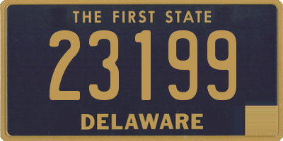 DE license plate 23199