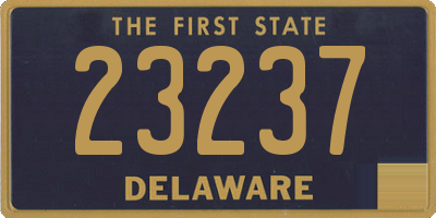 DE license plate 23237