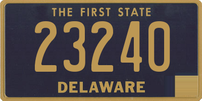 DE license plate 23240