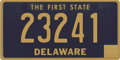 DE license plate 23241