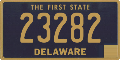 DE license plate 23282