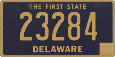 DE license plate 23284