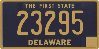 DE license plate 23295