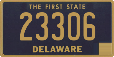 DE license plate 23306