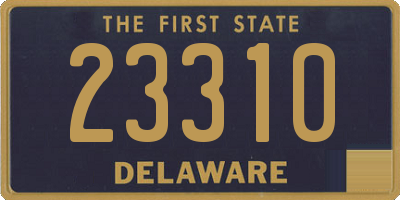 DE license plate 23310