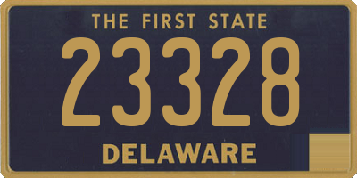 DE license plate 23328