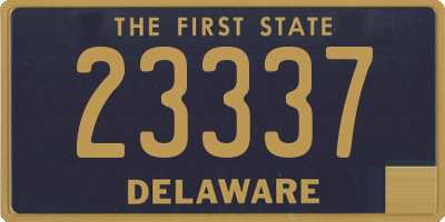 DE license plate 23337