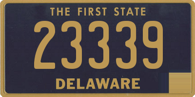 DE license plate 23339