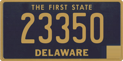 DE license plate 23350