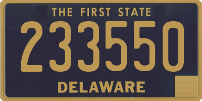 DE license plate 233550