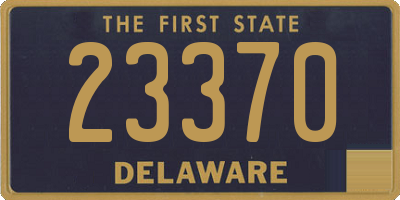 DE license plate 23370